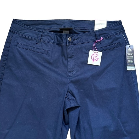 Lane Bryant Genius Fit Jeans Crop Pants Navy Blue Size 18 NWT - Picture 2 of 9
